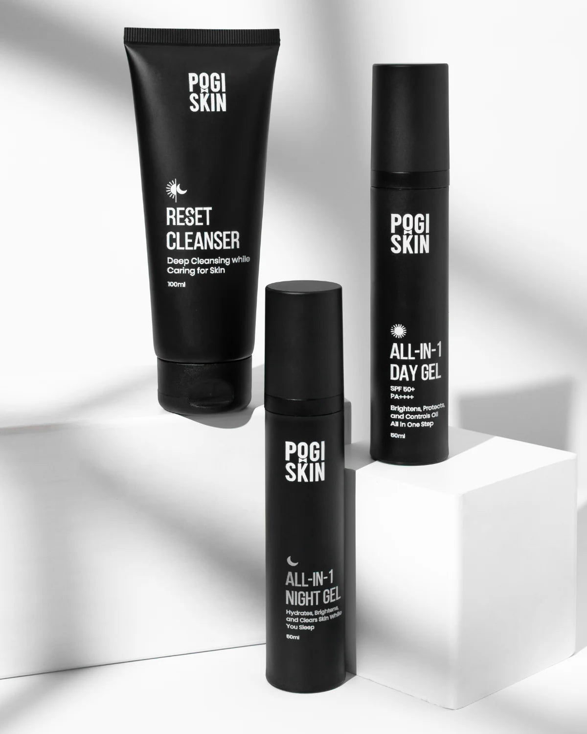 All-In-One Premium Set - Day Gel, Cleanser, Night Gel