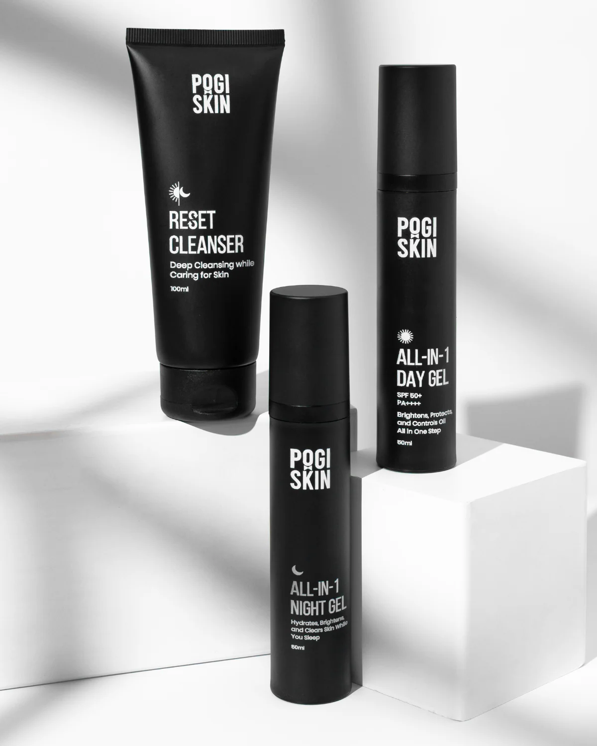 All-In-One Premium Set - Day Gel, Cleanser, Night Gel